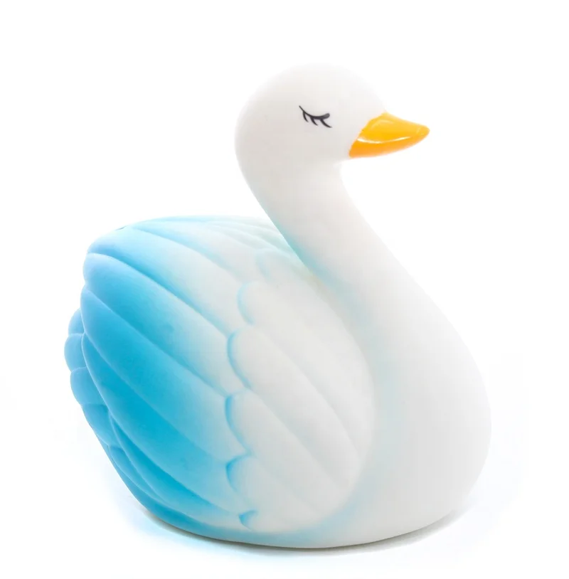 Soothing Baby Fun Design Swan Animal Light Night Lamp for Kid