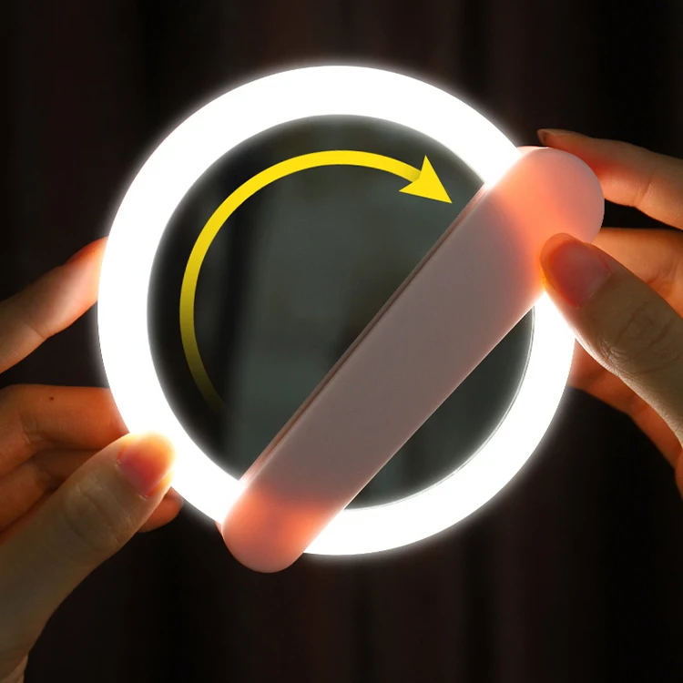 Wholesale Custom Logo Handheld Mirror Pocket Private Label Customized Cosmetic Vanity Hand Mirrors