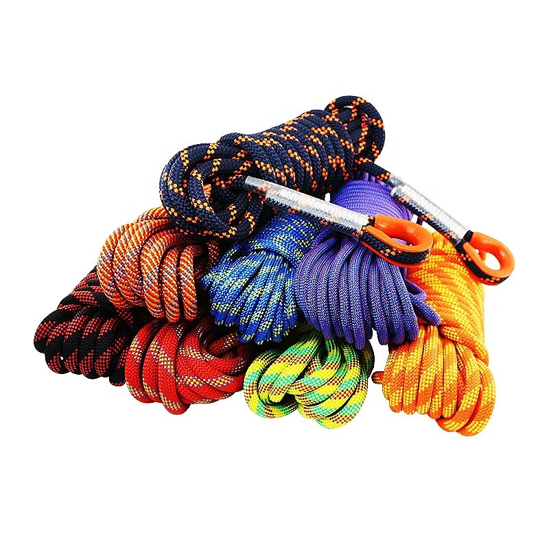 Climbing Rope Outdoor Emergency Rope 10m/20m/30m/50m Wear Resistant Outdoor Survival Fire Rescue Safety Rope