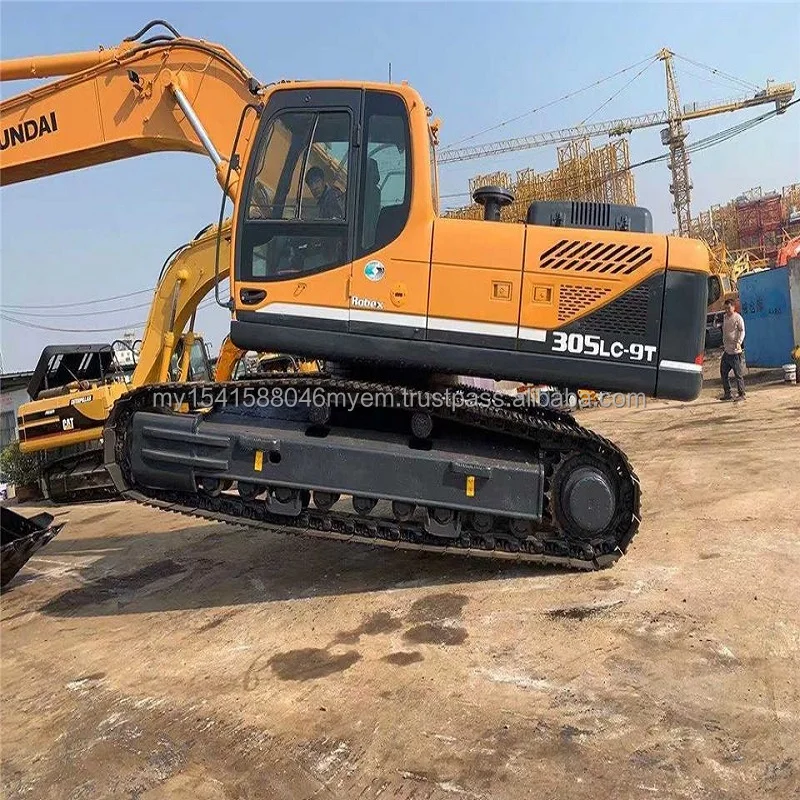 2019 Model Hyundai used excavator 305 crawler digger tractor 30ton excavator for sale