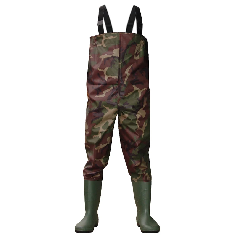 2020 new arrival 60D waterproof lightweight fishing  PVC chest waders