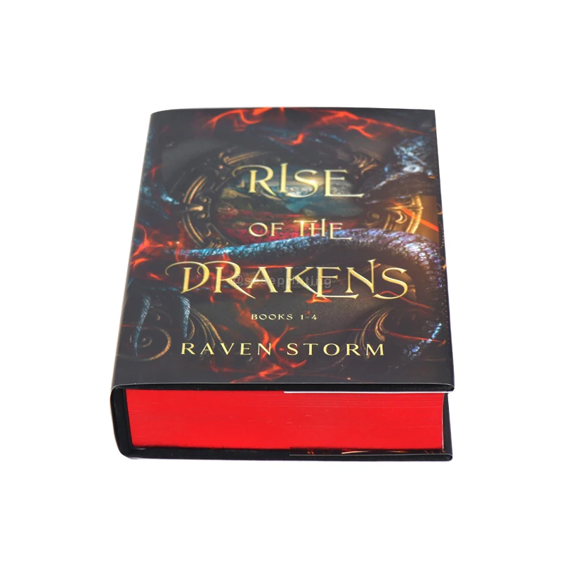 Printing Factory Custom Book Printing Services Hardcover Books With Painted Sprayed Edge Novel Book Printing