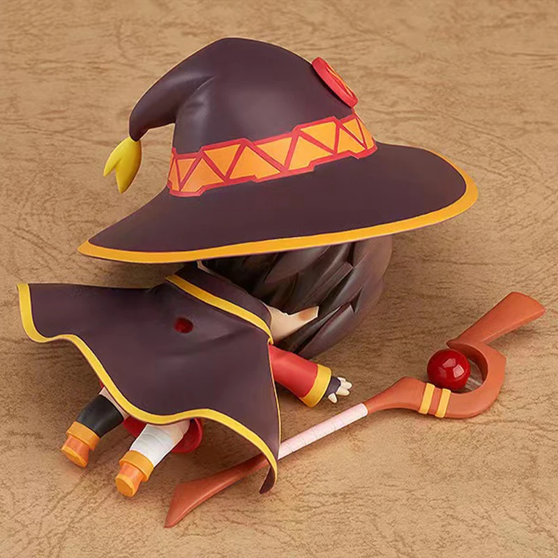 10CM Kono Subarashii Sekai ni Shukufuku wo Megumin Cosplay Cartoon Character PVC Action Figure Collection Model Toys Doll Gift