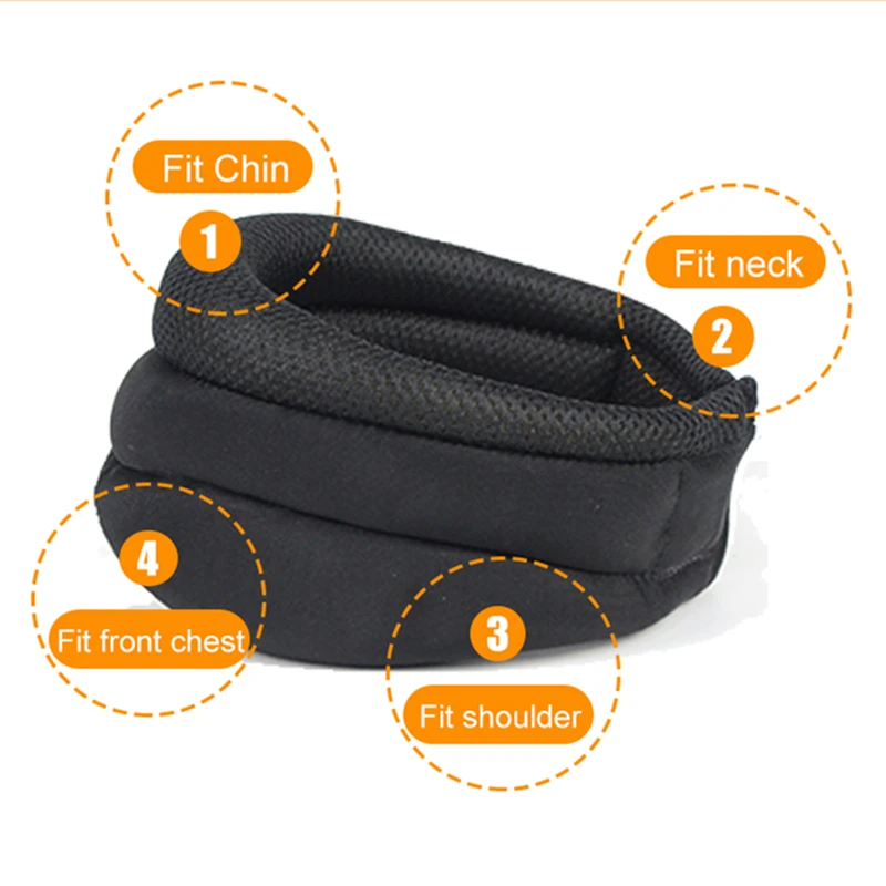 Wholesale  Adjustable Neck Guard Reducing neck pressure Neck Support Brace Corrector Pain Relief