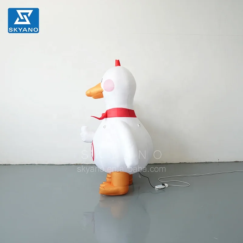 Custom Inflatable Cartoon Goose Mascot Duck Animal Inflatable Model Customized Mascot Character