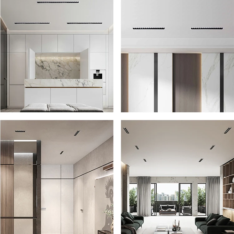 High Lumen Long Lifespan Anti Glare SMD Rectangle Recessed 30W LED Ceiling Linear Downlight