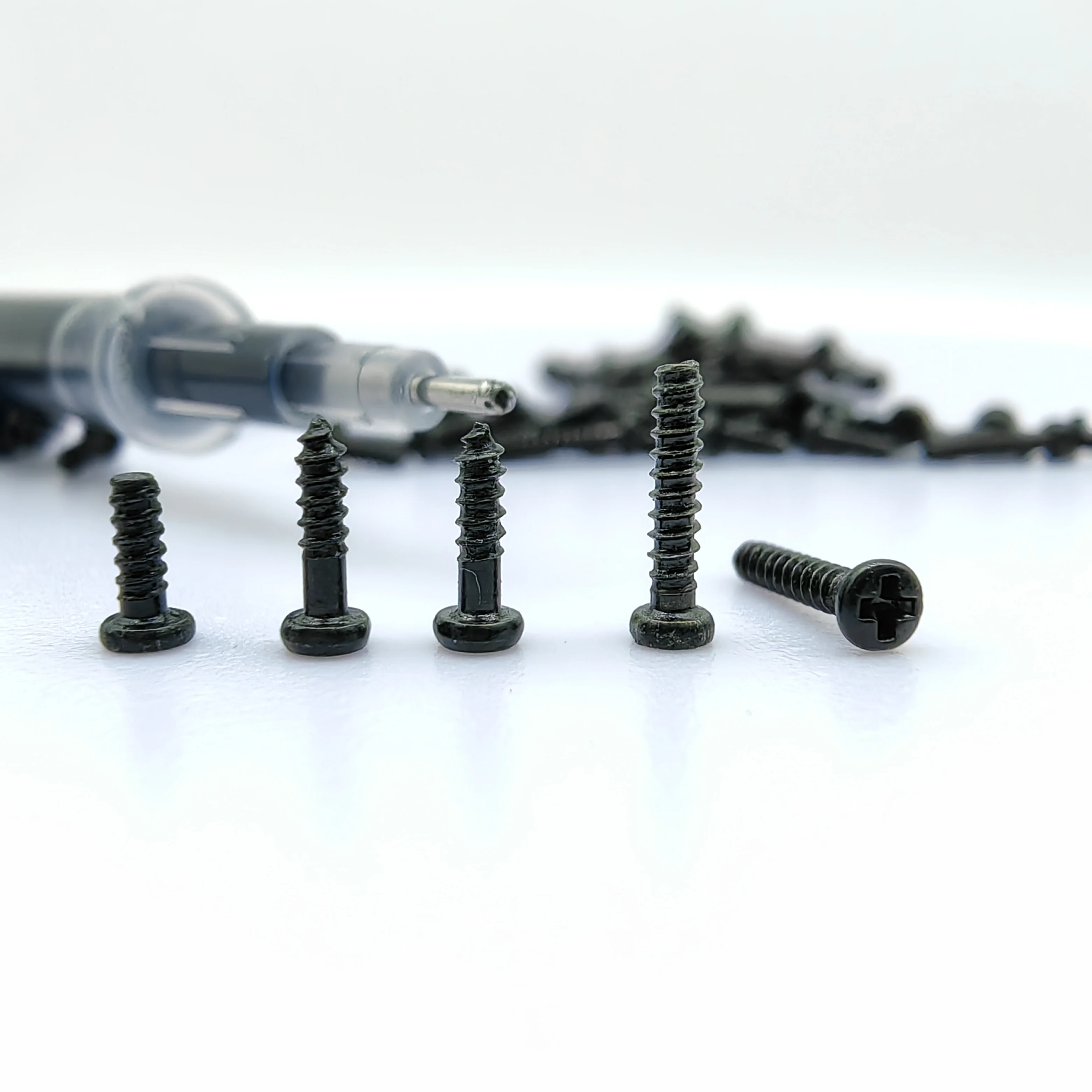 Phillips Pan Head Micro Mount Camera Mounting Screw 1 mm Stainless Steel Black Plain BLUE  Mini Screw