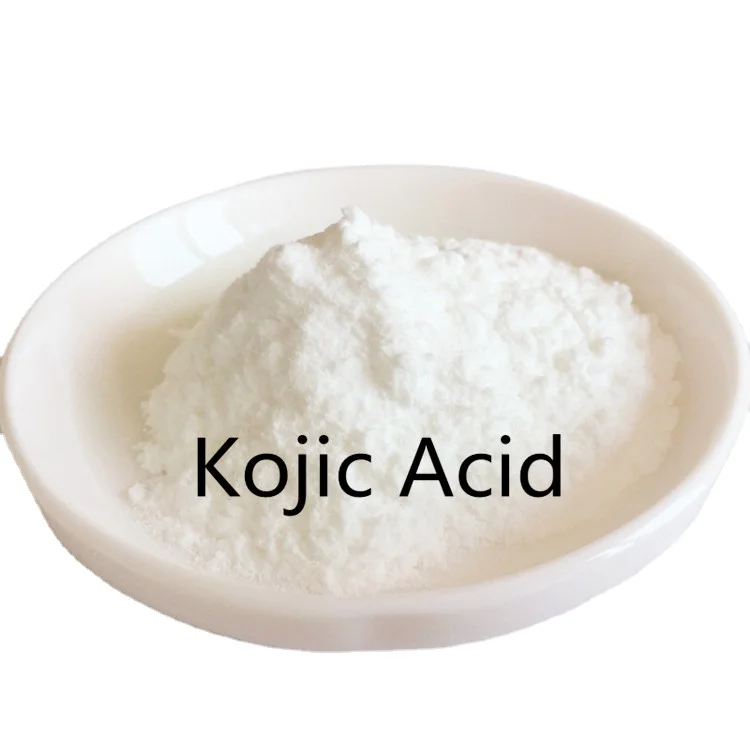 Cosmetic Grade Kojic Acid Powder Daily Chemicals 99% Kojic acid CAS 501-30-4