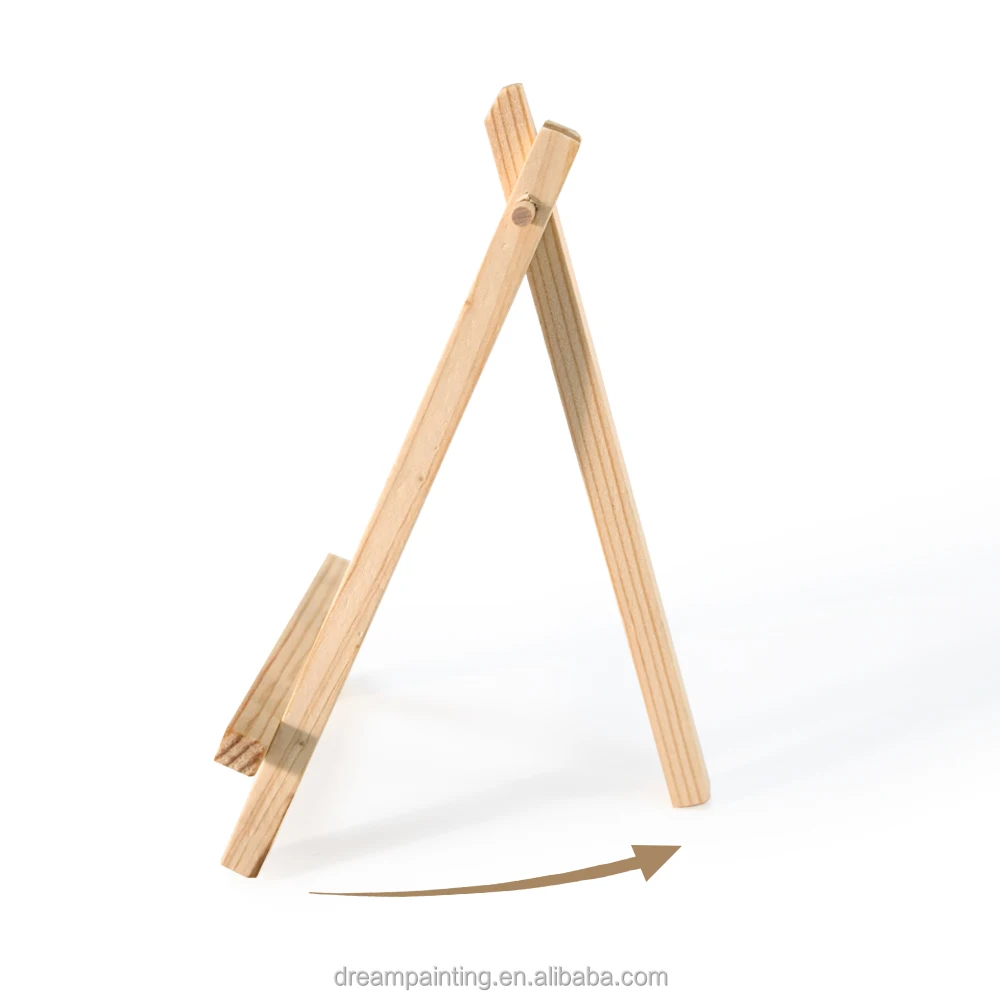 Mini Easels 7*12.5/8*15/9*16CM Desktop Wooden Easel Art Photo Display Stand for Kids painting wholesale
