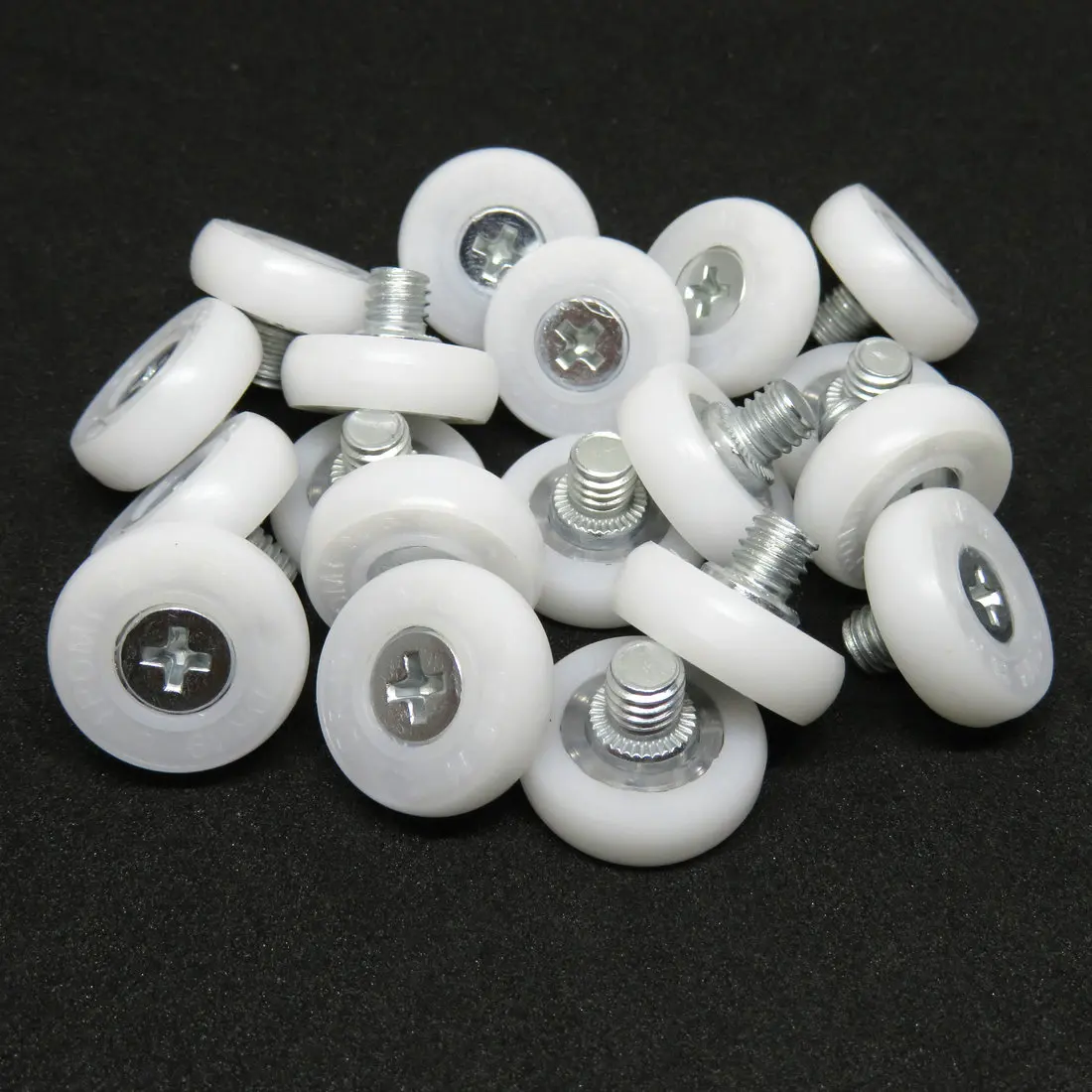 26mm Drawer Rollers Plastic POM Bearing Small Pulley Replacement Wheels Drawer Pulley Positioning Roller Wheel