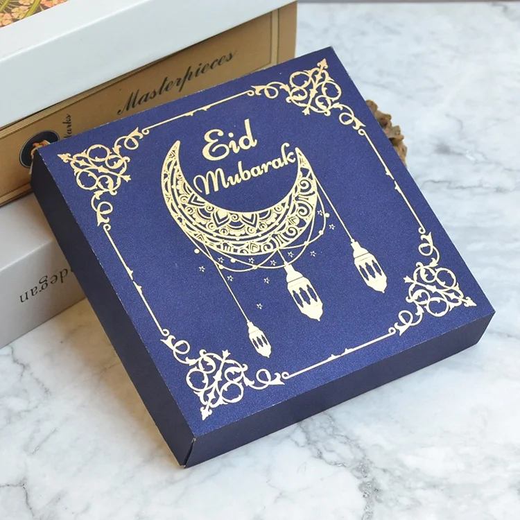  Moon star mosque ramadan decoration laser engraved eid mubarak packaging