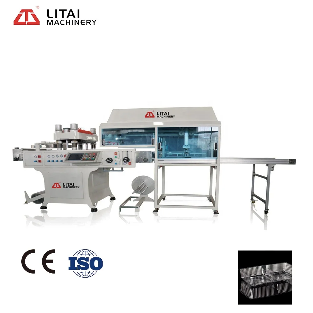 Automatic BOPS/PET/PVC Thermoforming Machine for Producing Food Containers Food Shop Food & Beverage Shops Restaurant Provided