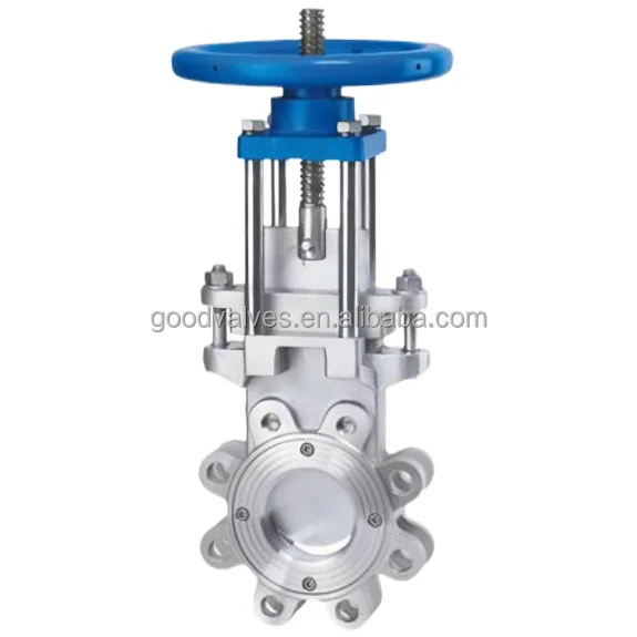 High Pressure Hard Seal Flanged Knife Gate Valve Handle Operated PN16 Sanitary Slide for Water