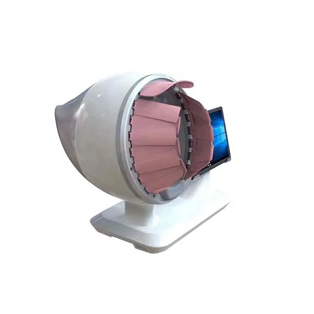 
2020 Newly Facial Oil Testing Skin Aging Five Photon Light Professional Facial Analyzer Beauty Salon Machine 