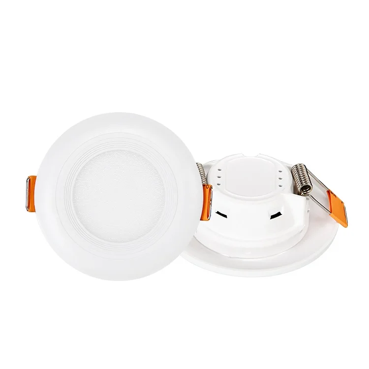 Low price 2 years warranty long life office abs smd 2835 detachable 3w led downlight