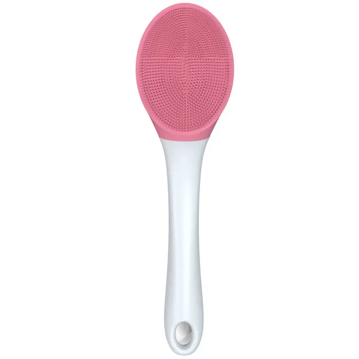 Перезаряжаемая Водонепроницаемая силиконовая Задняя щетка, электрическая щетка для тела с двойными сторонами