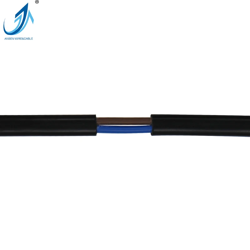 Оптовая продажа с завода плоский кабель RVVB 2*1 5 мм шнур питания 16 awg 2-жильный пульт управления 110 В 220 300 электрические провода полный