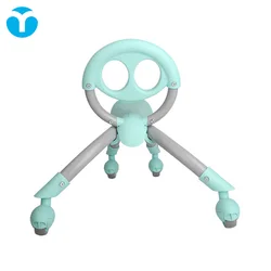 Детские ходунки для мальчиков и девочек ходунки на четырех колесах подходят для 12-36 месяцев зеленого цвета