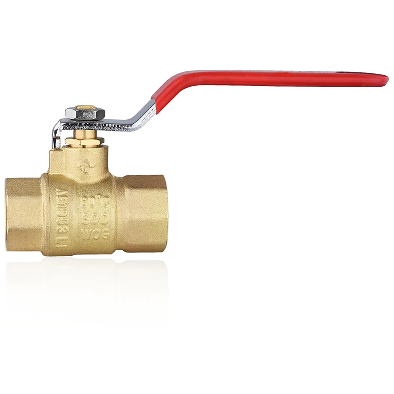 High Quality Copper Ball Valve Thread Female Full Bore Brass Ball Valve Supplier