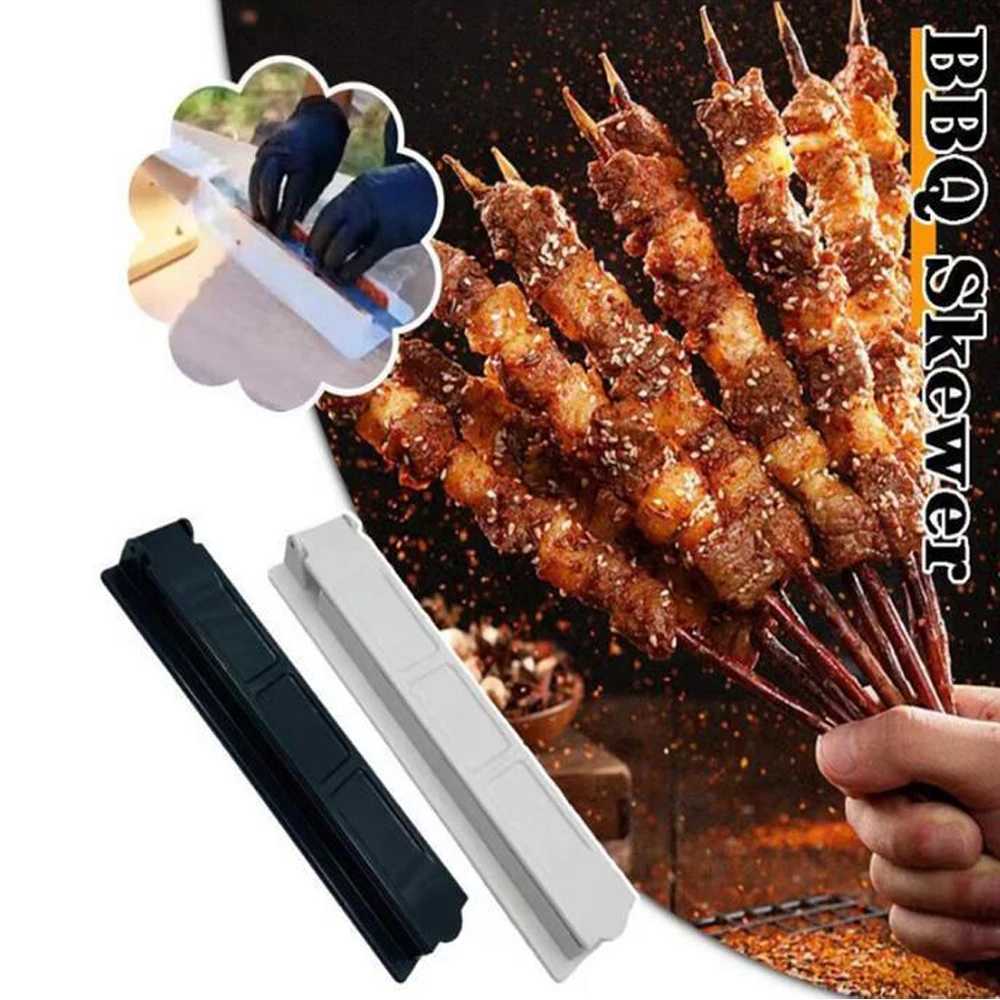 Mydays Outdoor Camping Manual Reusable Skewers Kebab Maker Fast Kebabs Solid Skewers Kebab Maker