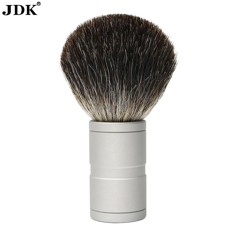 JDK Factory Price Premium Mesh Aluminum Handle Wet Shave Badger Hair Shaving Brush