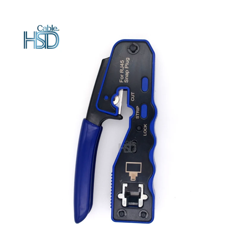 New Type Multi Function EZ RJ45 Pass Through Crimper Tool Ethernet Crimper Crimping Tool For Cat6 RJ45/RJ11 Plug Crimp