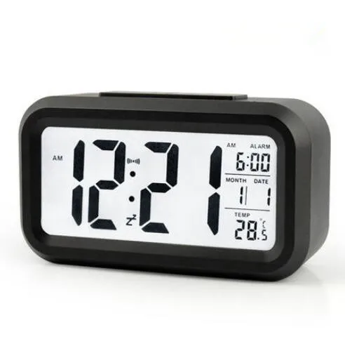 Температуры и будильником цифровой светодиодный будильник настольные часы электронные настольные часы с календарем ЖК Настольные часы M0147