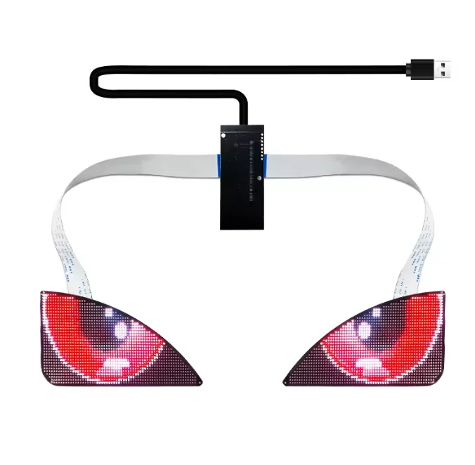 2024 Hot App Control 2024 Hot App Control Programmable Winking Blinking  Eagle Eyes LED Display Screen