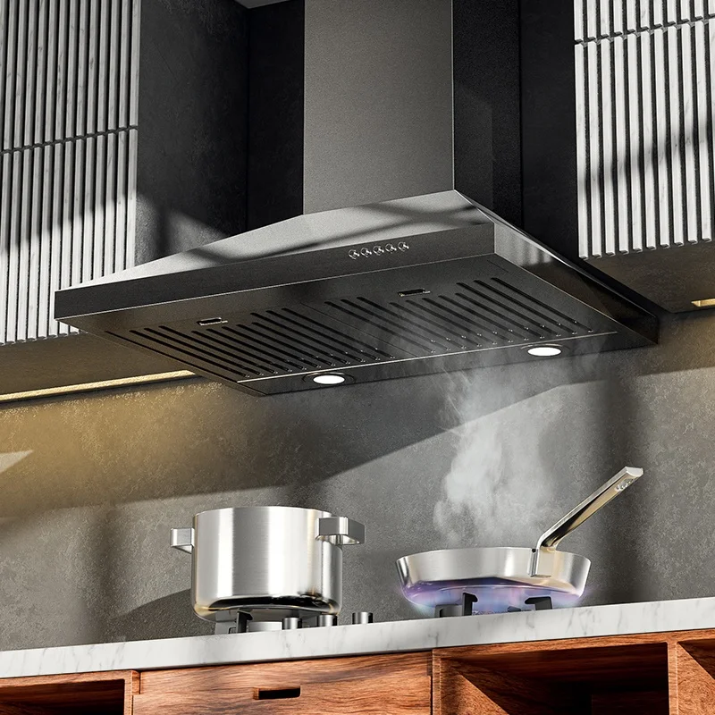 Выгодная цена Нажимные кнопки 30 дюймов настенное крепление из нержавеющей стали бленда дальнего действия