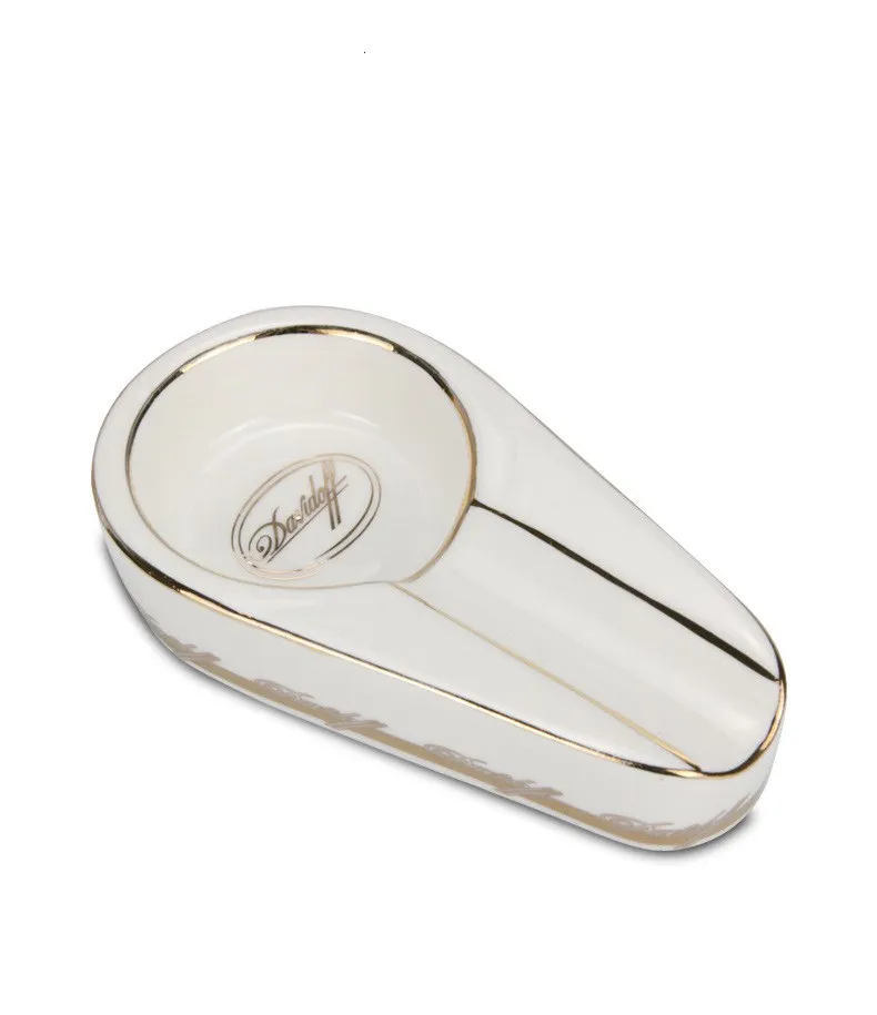 
Handmade custom ceramic ashtray for cigar with custom logo 