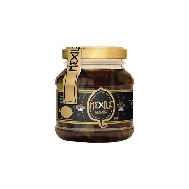 Import Bulk Brands Private Label Mexican Bottled Packaging 140gr Mexchile Pickled Habnero chili Hot Sauce