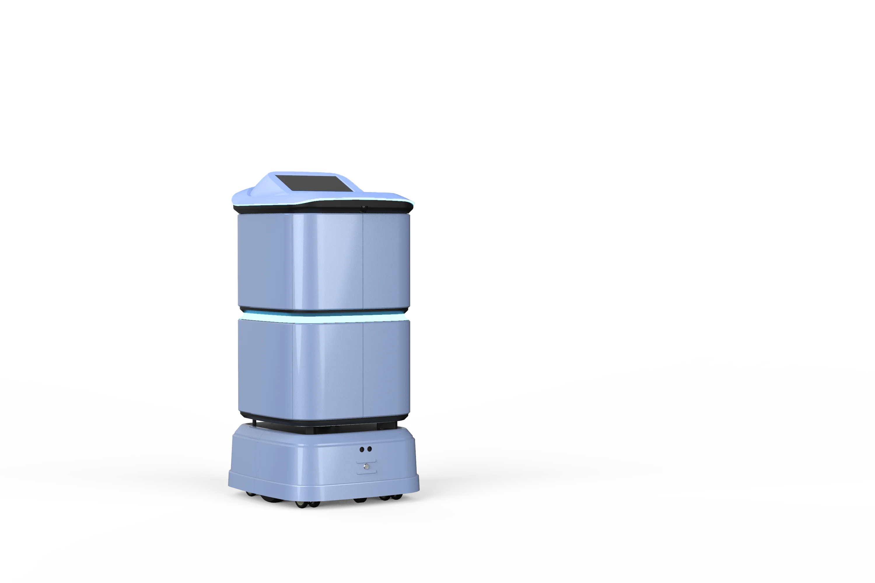 Customized Android-Controlled Hotel Delivery Robot 510*430*1060mm Service Robot with New Features
