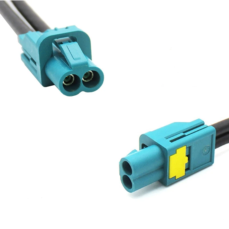 Customized RG174 Mini Fakra 2way 4way male to female extension cable for car