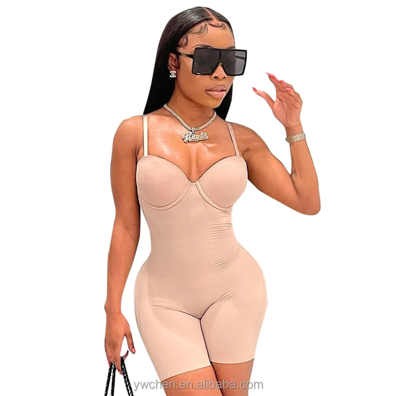 2022 Sexy Club Wear Bodysuits,Women Playsuits Romper Shapewear Slimming Jumpsuits