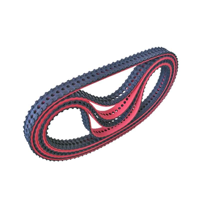 High quality precision  345L single punching vulcanized rubber coating timing belt