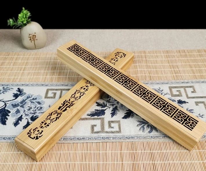 Бамбуковый или деревянный полый держатель для курильницы ручной работы украшения дома