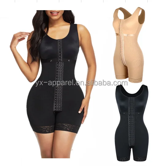 Post Op Surgery waist trainers and shape wear fajas colombianas post surgery butt lifter  bodysuit shapewear for women