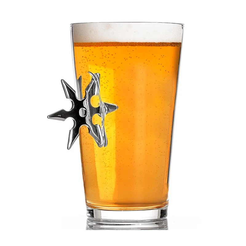 12oz Handmade Borosilicate Bullet MugShot Beer Glass Mug