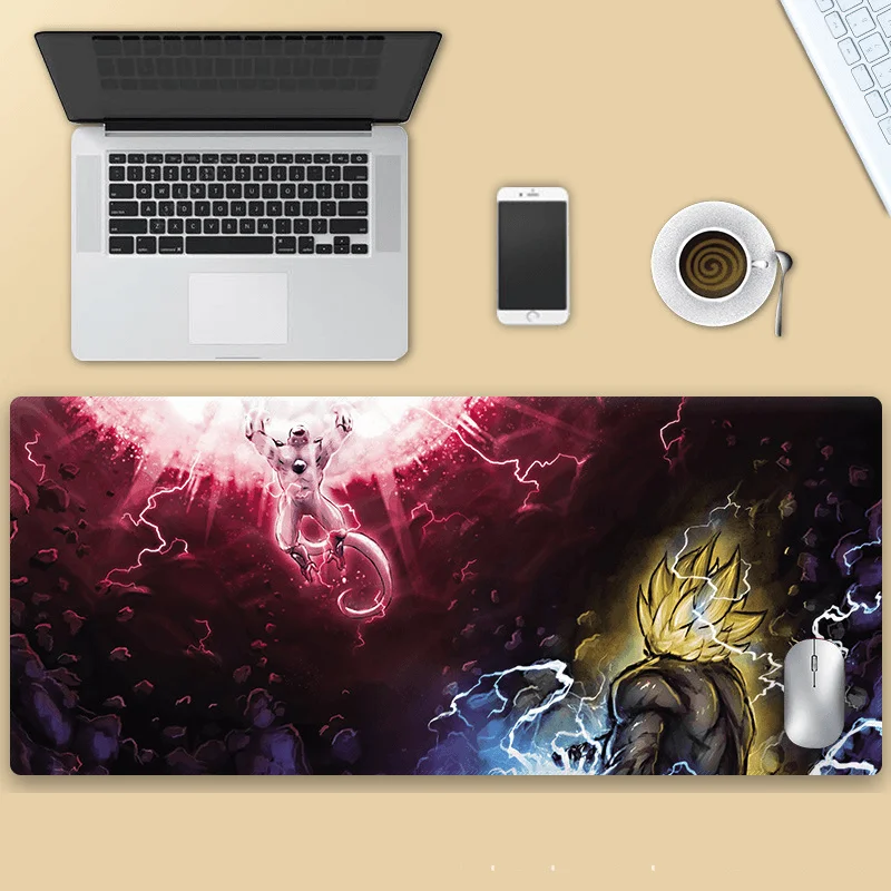 Customized New Design extended anti-slip rubber dragon mousepad custom large gaming mouse pad