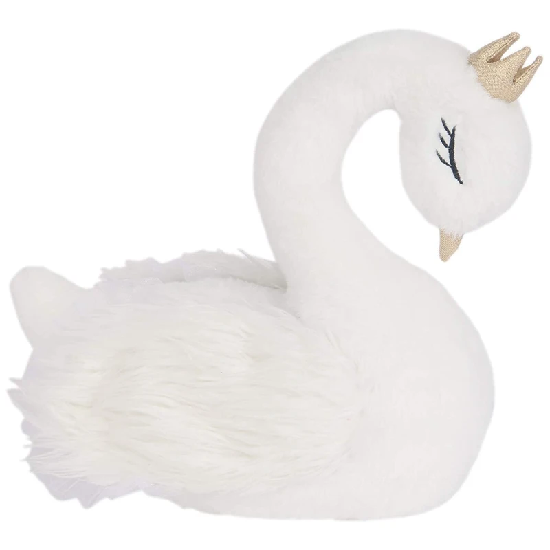 Factory Custom Swan Family Decoration Lifelike Elegant Beautiful Noble White Swan Plush Toys