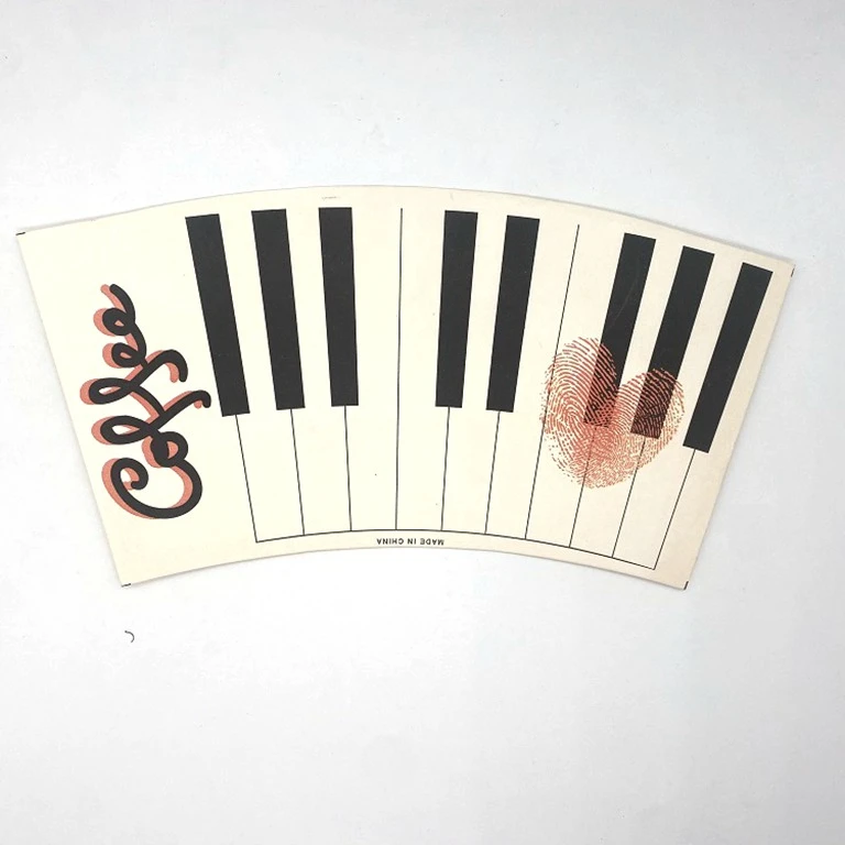 Best quality disposable paper cup fan for hot drink paper cup food grade for sale