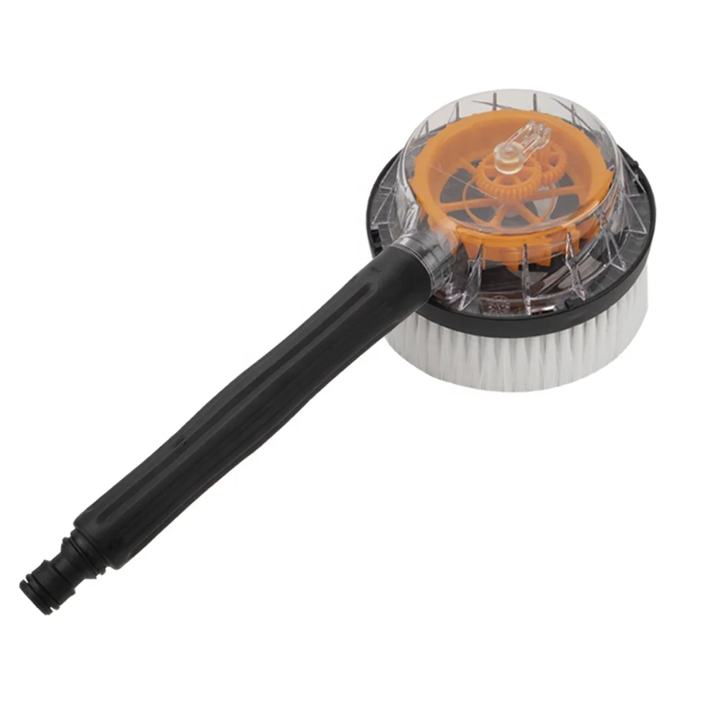 Car Wash Brush High Pressure Washer Accessories Rotary Wash Brush Water Cleaning Rotating Wash Brush