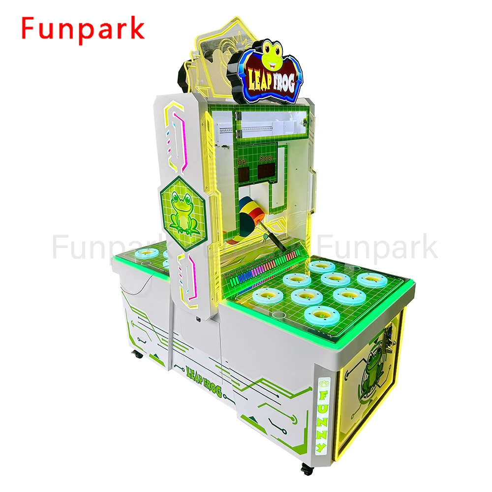 Funpark New Design Whack-A-Mole Arcade Hammer Game Machine Frog Hitting Kids Coin Operated Games