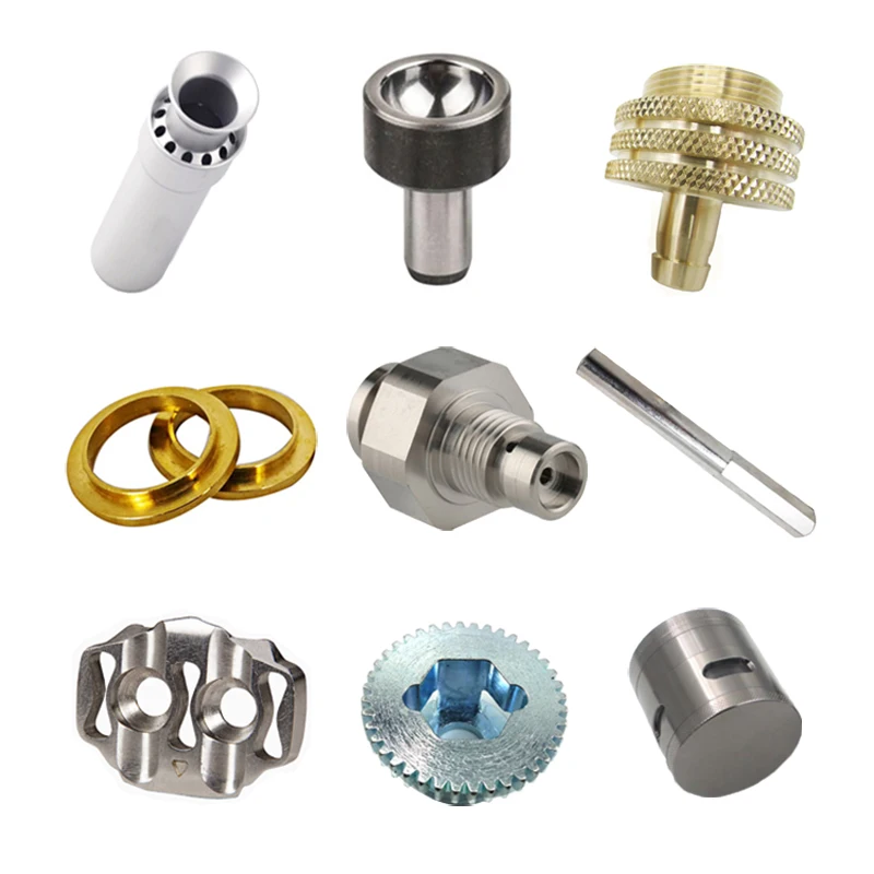 
High Precision OEM Brass Stainless Steel Aluminum Turning Service CNC Machining Parts Central Machinery Lathe Parts 