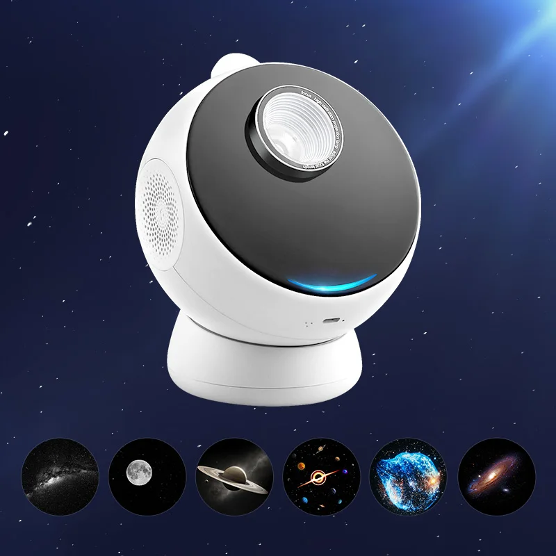 LED Spiral Aurora Projector Home Theater and Night Light Gift star projector night light as valentines day gift