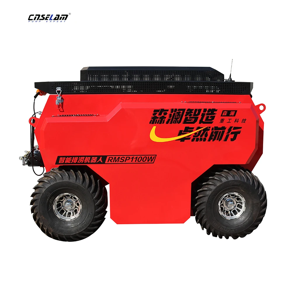 Long distance transmission intelligent amphibious Wheeled drainage equipment WiFi direct connection