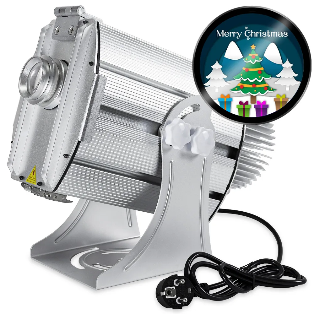 80W Multifunction Custom logo projector lamp Led light Logo projector for Christmas holiday