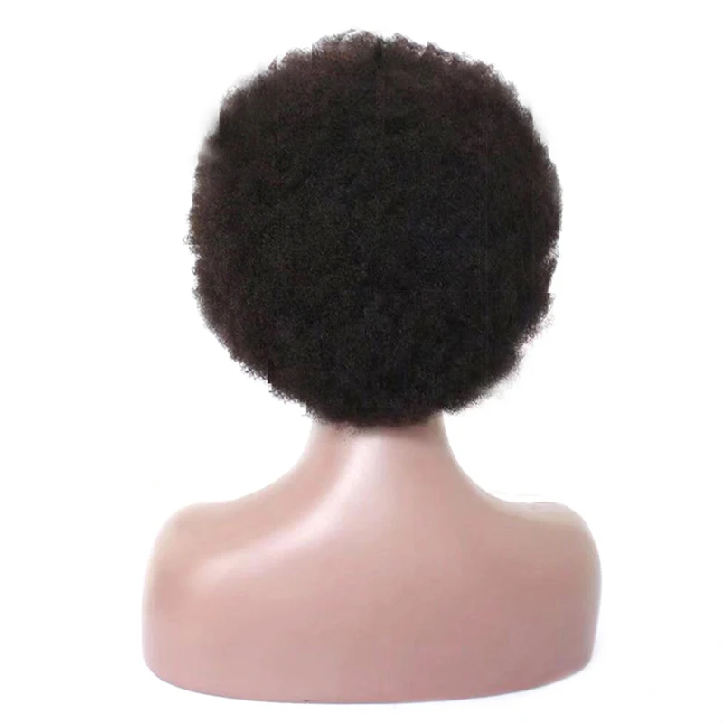 Cheap price new style virgin human afro puff wig, 13x4 lace frontal wig afro puff human hair