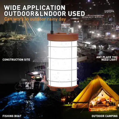 New portable work light waterproof IP68 800 Watt High Power LED Temporary light work for garage building construction use