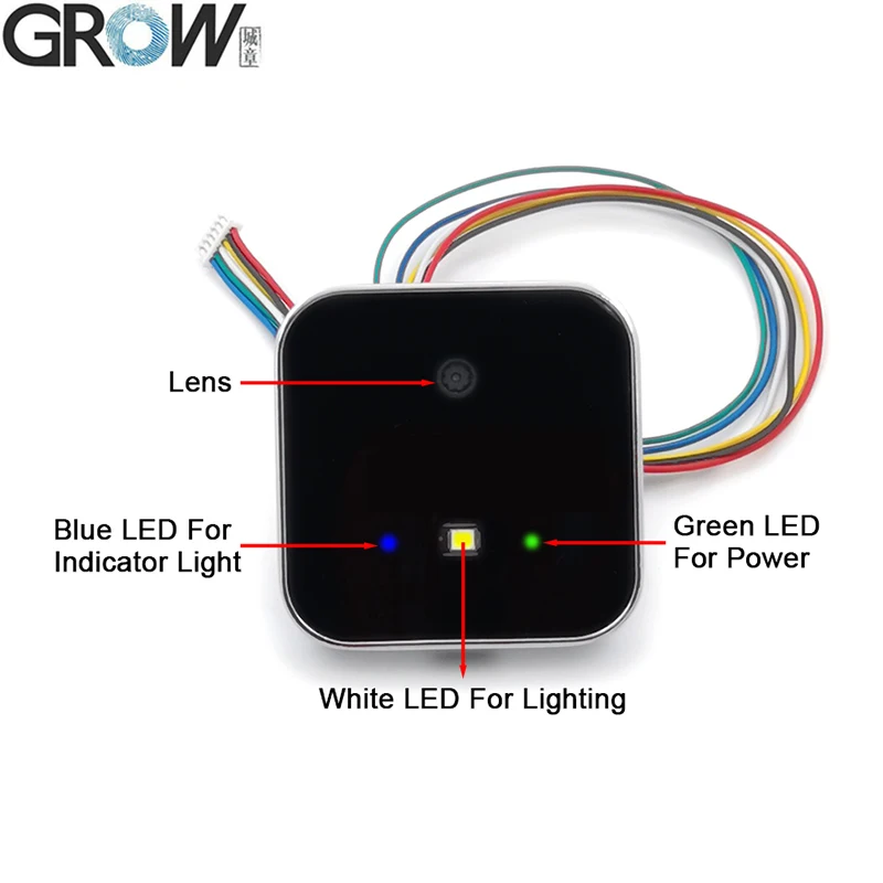 Модуль сканера Qr-кода серии GROW GM811 считыватель штрих-кода с интерфейсом USB/UART 5 в постоянного тока для парковки супермаркета Windows Arduino